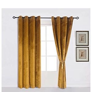 Plush Velvet Blackout Curtains